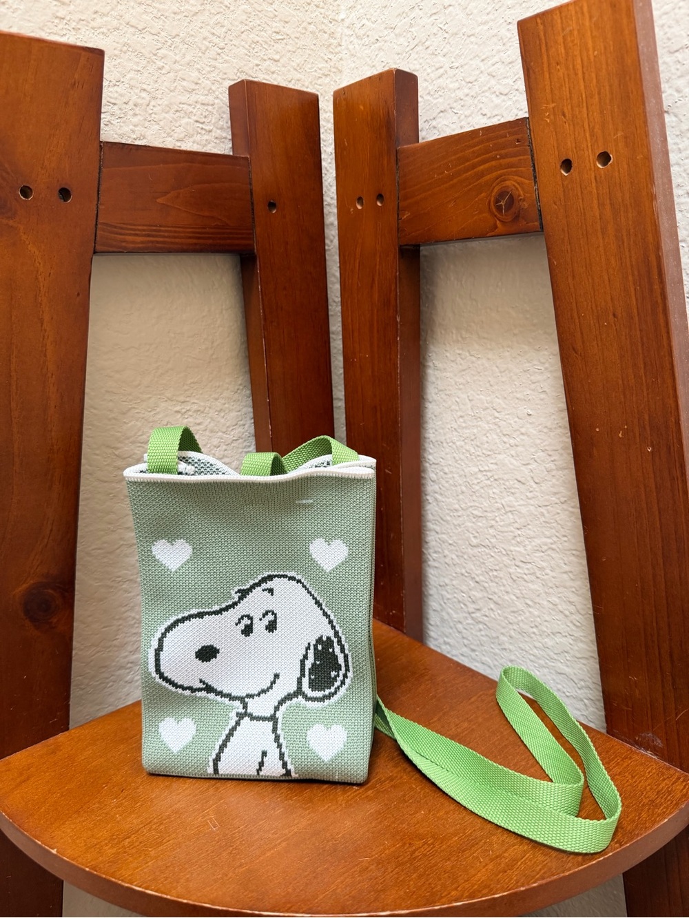 🔹Peanuts Snoopy Knitted Crossbody